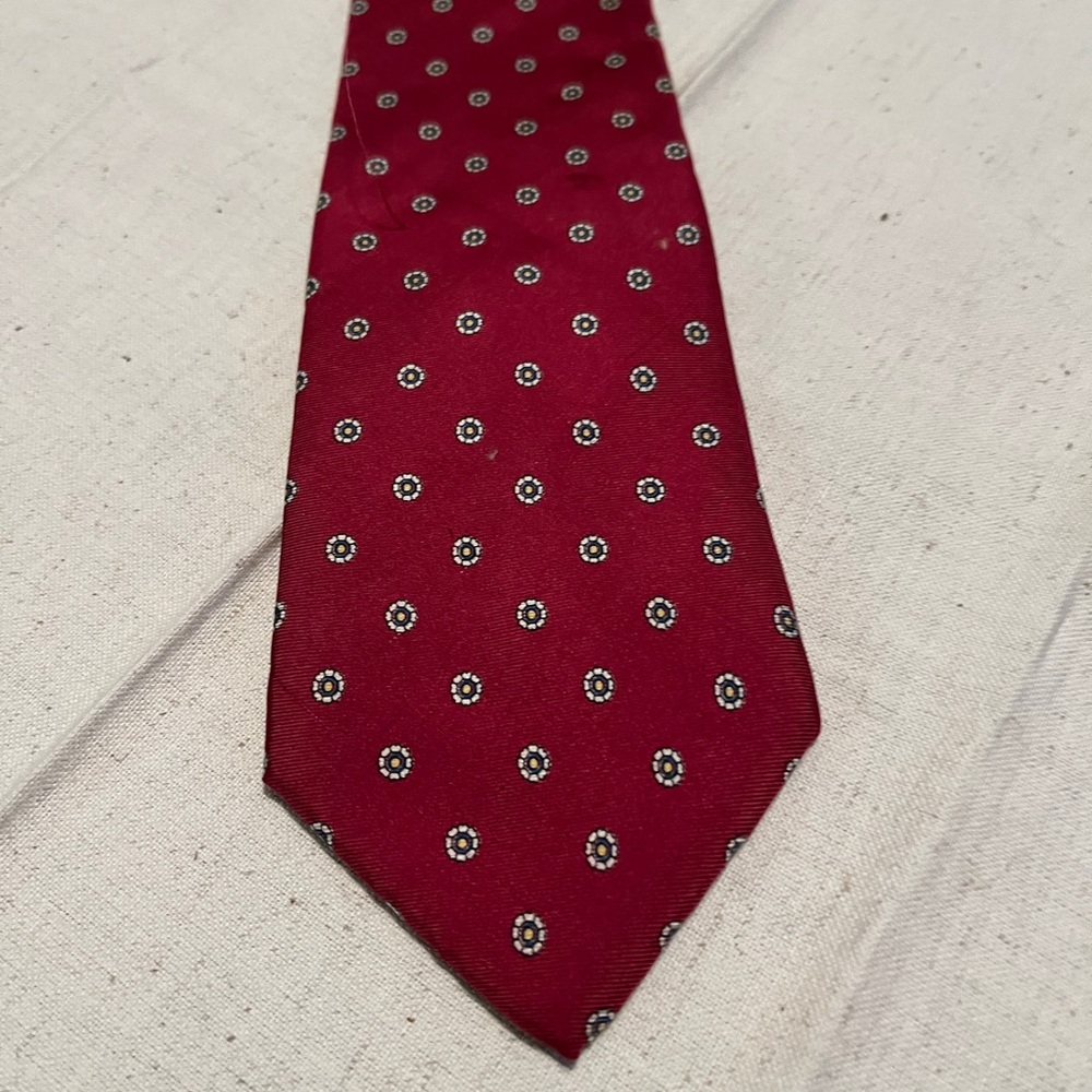 Classic Red Floral Men's Tie